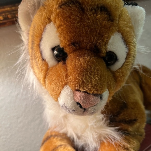 Animal Tiger Cub Plush 18"  Long Laying Down Realistic Stuffed - Picture 6 of 12